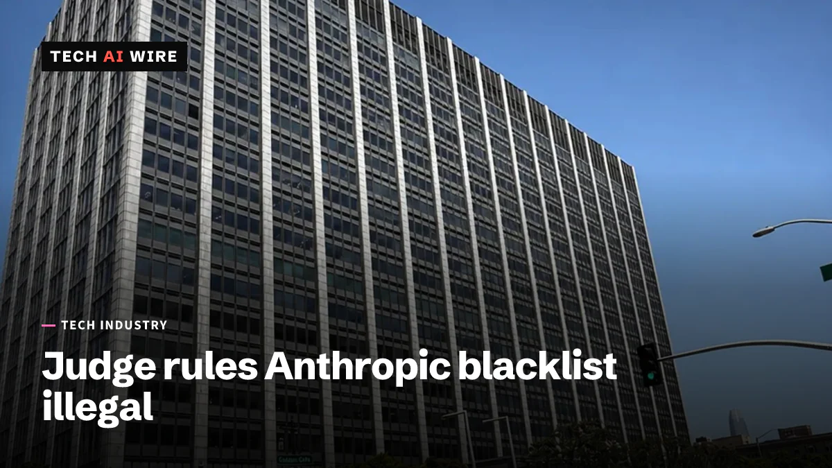 Exterior of the federal courthouse where the ruling on the Pentagon's Anthropic blacklist was issued.