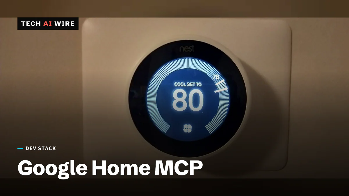 A Nest Learning Thermostat mounted on a wall, its dial reading COOL SET TO 80.