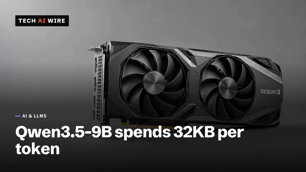 A GeForce graphics card with two fans standing on a plain gray studio backdrop, the GeForce logo on its shroud.