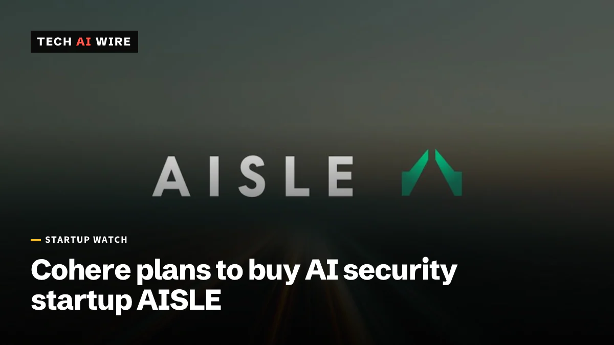 AISLE's logo, the word AISLE beside a green upward mark, over a dark horizon streaked with light.