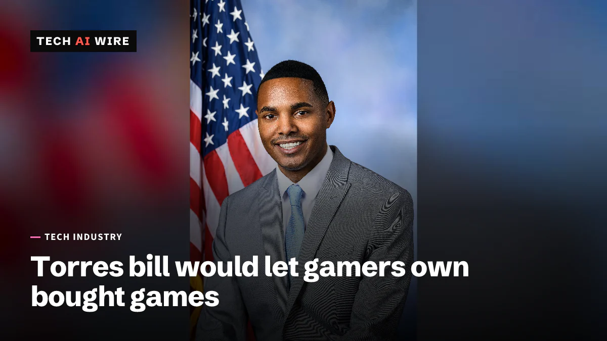 Official portrait of Representative Ritchie Torres in a gray suit and light blue tie, standing in front of a US flag.